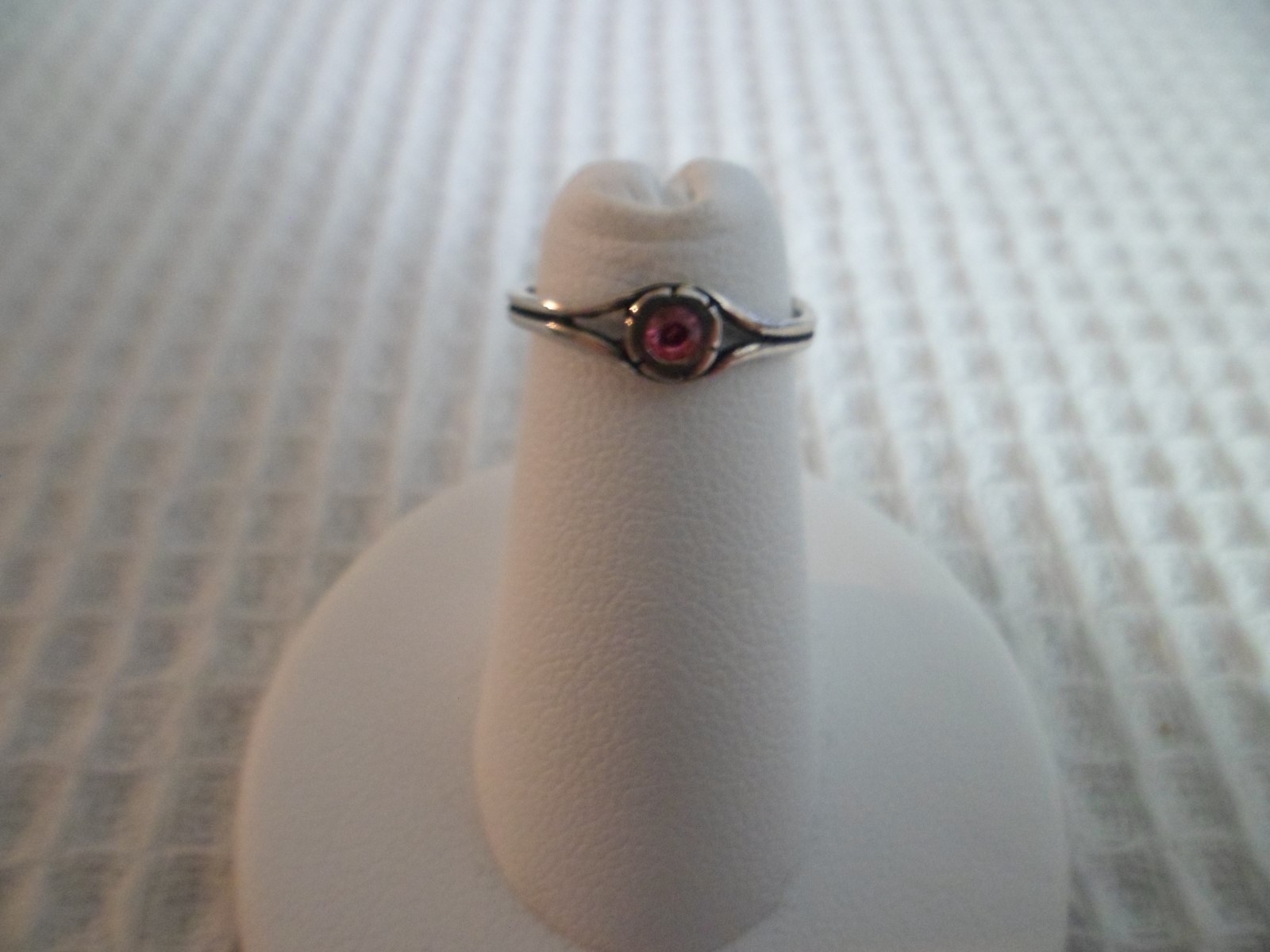 Sterling Silver Open Toe Ring Adjustable ~ Style1 Pink w/GiftBox/Bag Free Gift
