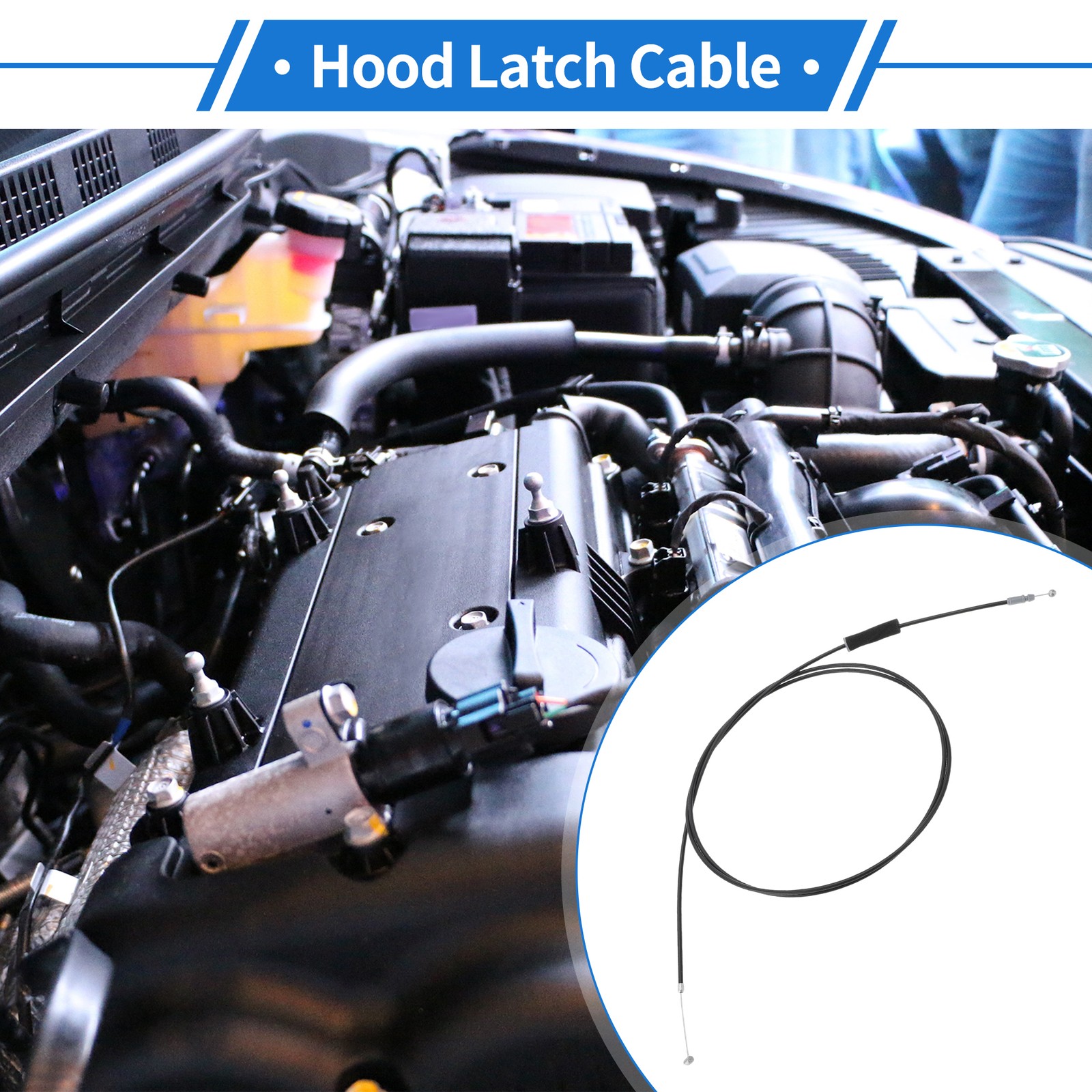 Hood Release Cable No.5363060100 Hood Latch Cable for Lexus GX470 2003-2009