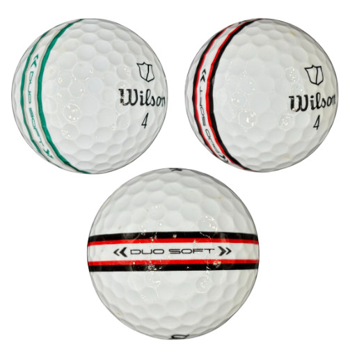 Wilson Duo Soft Stripe Mix AAAAA Mint 24 Used Golf Balls 5A