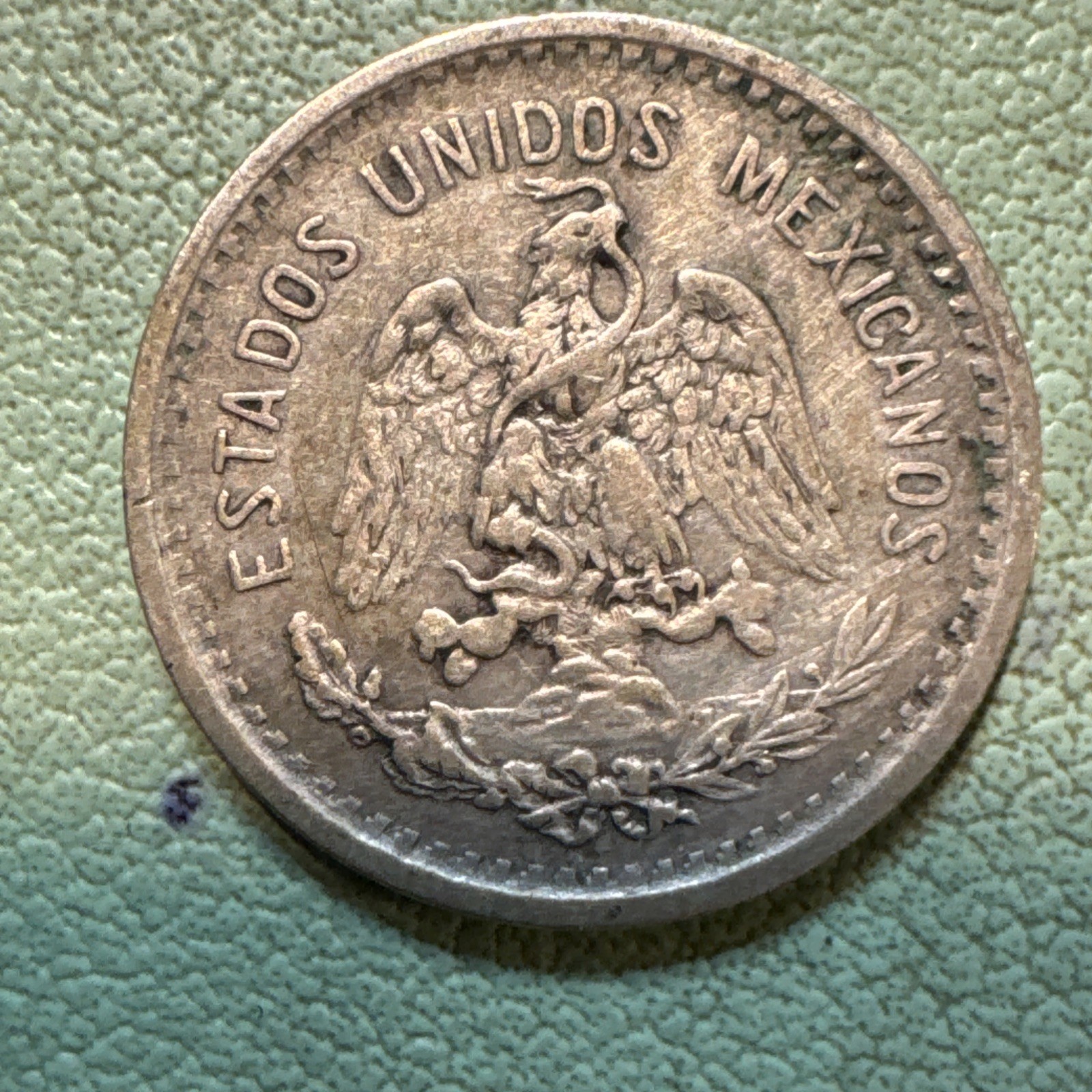 Mexico - 1905 Silver 10 Centavos Eagle Snake Reverse Nice