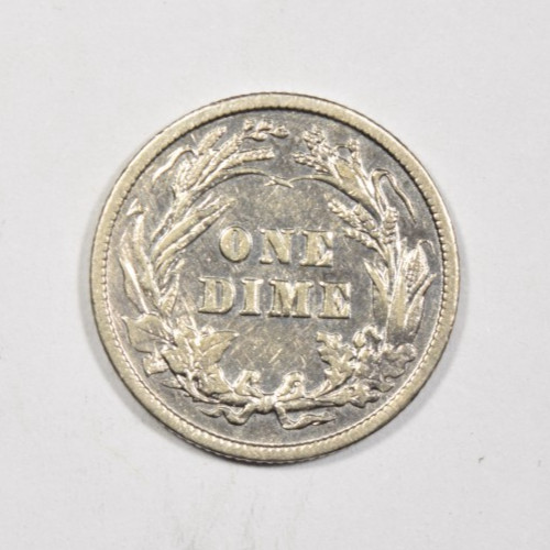 1905 BARBER DIME ~ SOLID XF!
