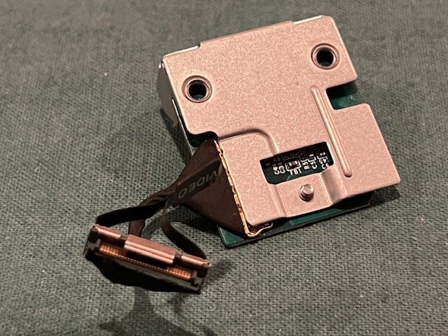 Dell 4JDCY additional DP Video Port w/ cable and bracket