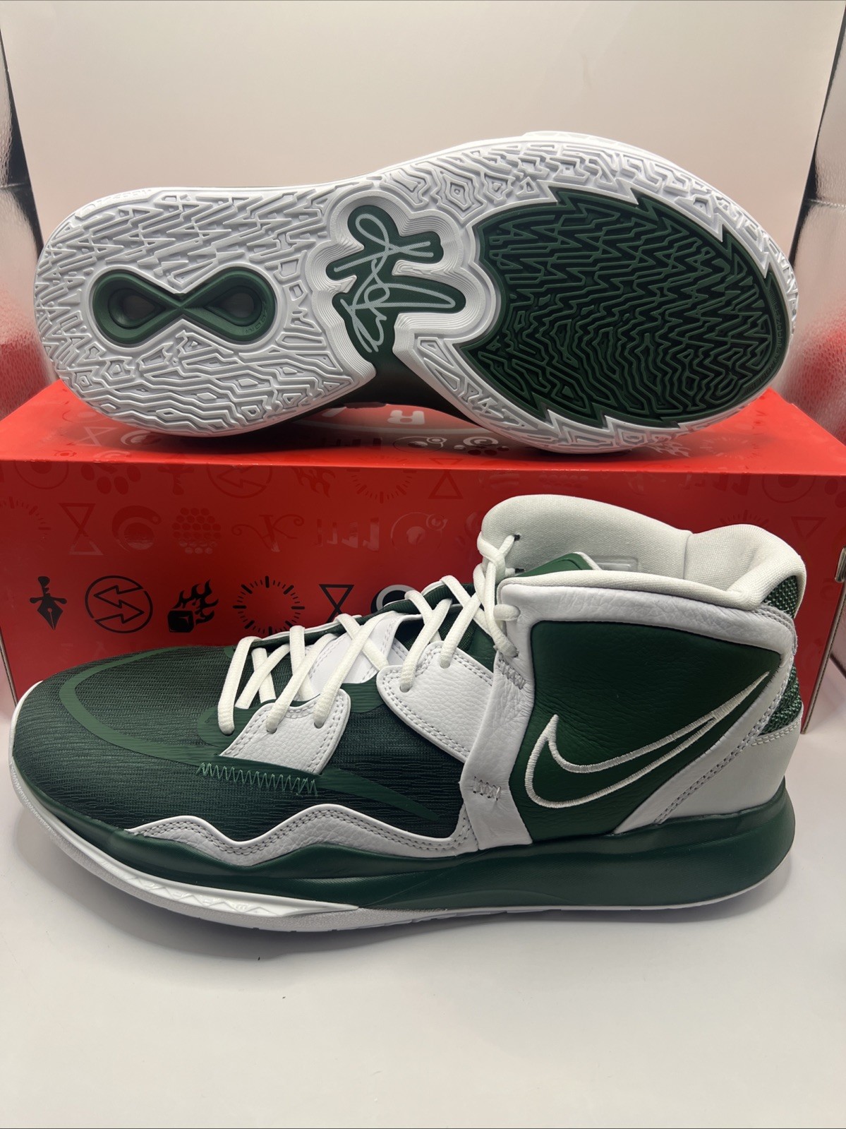 Nike Kyrie Infinity TB Promo Gorge Green Mens 14.5 Womens 16 NIB DX6653 300