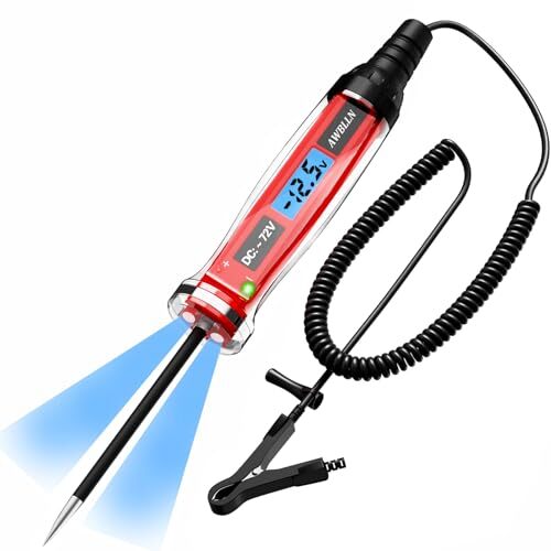 AWBLIN 3-72V DC Automotive Test Light LCD Digital Light Tester with Voltmeter...