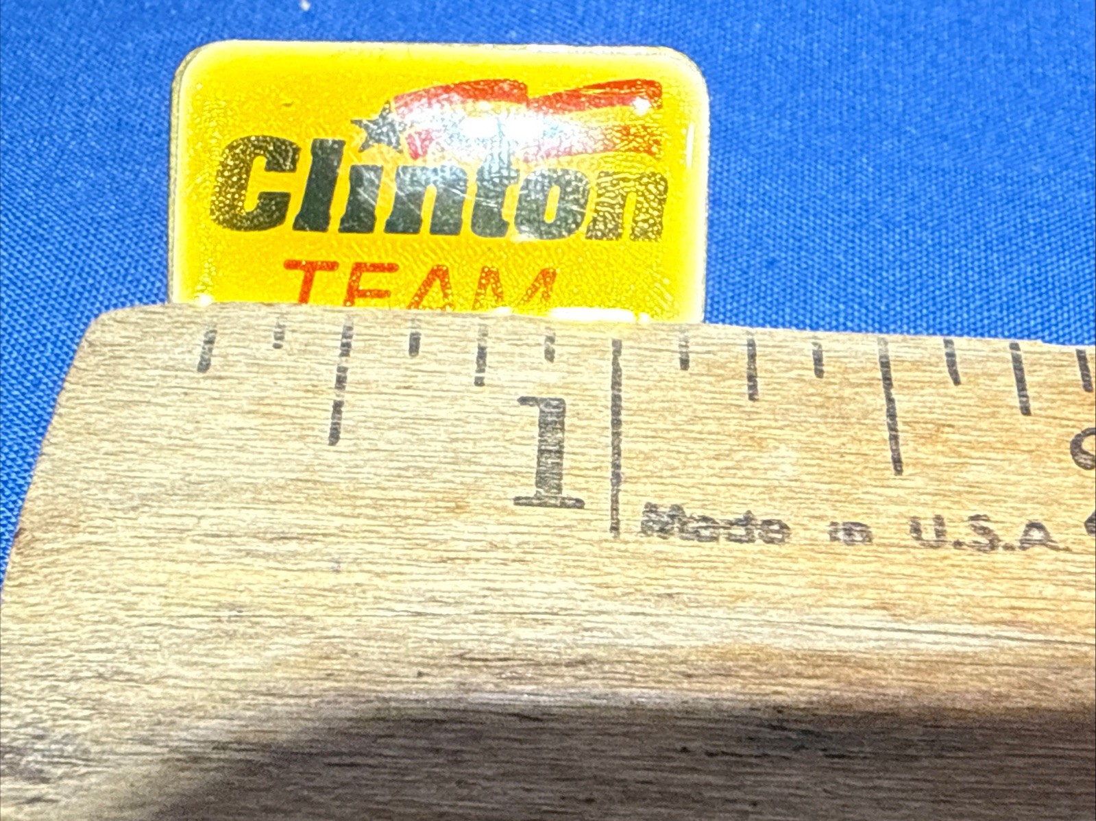 Vintage Clinton Team Political Campaign Button