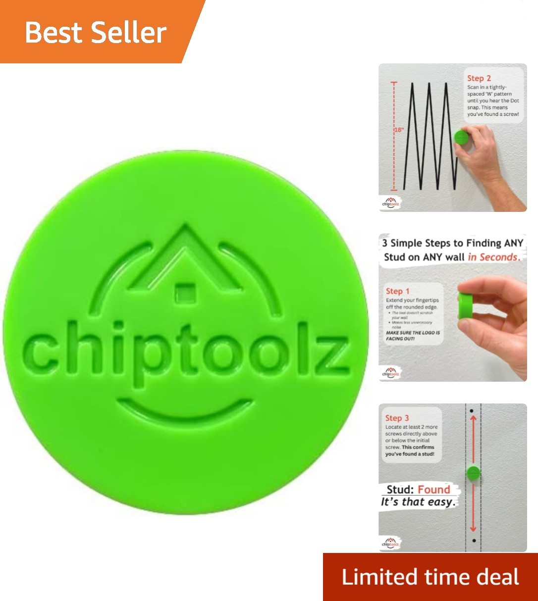 DOT Loose Magnet Stud Finder - Quick & Accurate Wall Detection