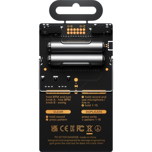 Teenage Engineering PO-33 KO Pocket Operator Micro Sampler NEW