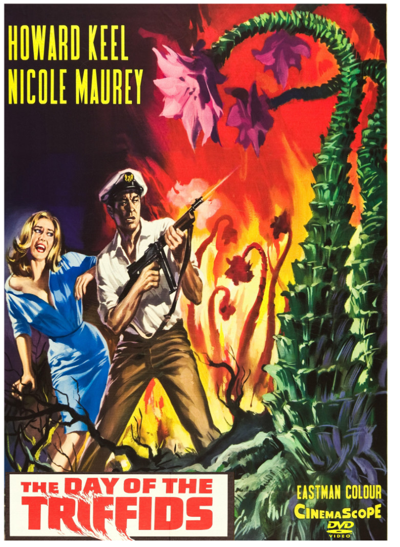 Day of The Triffids  1963 DVD Widescreen Sci-Fi Horror Howard Keel Nicole Maurey