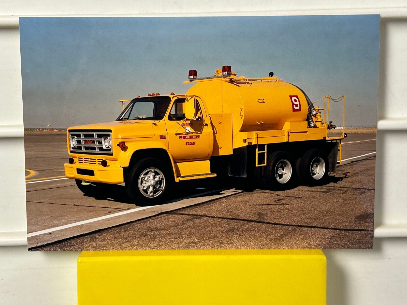 USAF Montana ANG 1981 GMC Foam Tanker 4x6 print A34