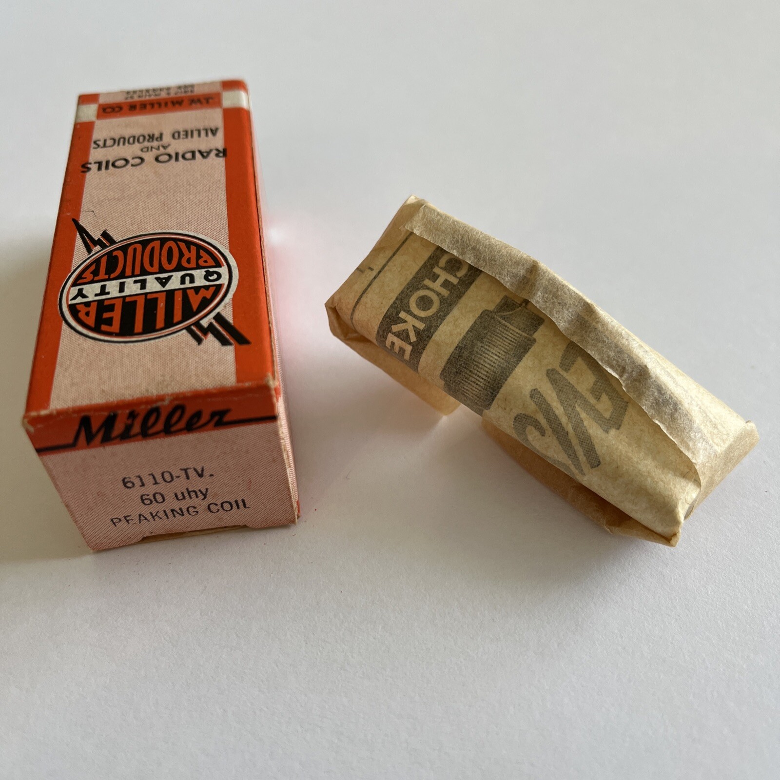 6110-TV JW MILLER 60 uhy Peaking Coil