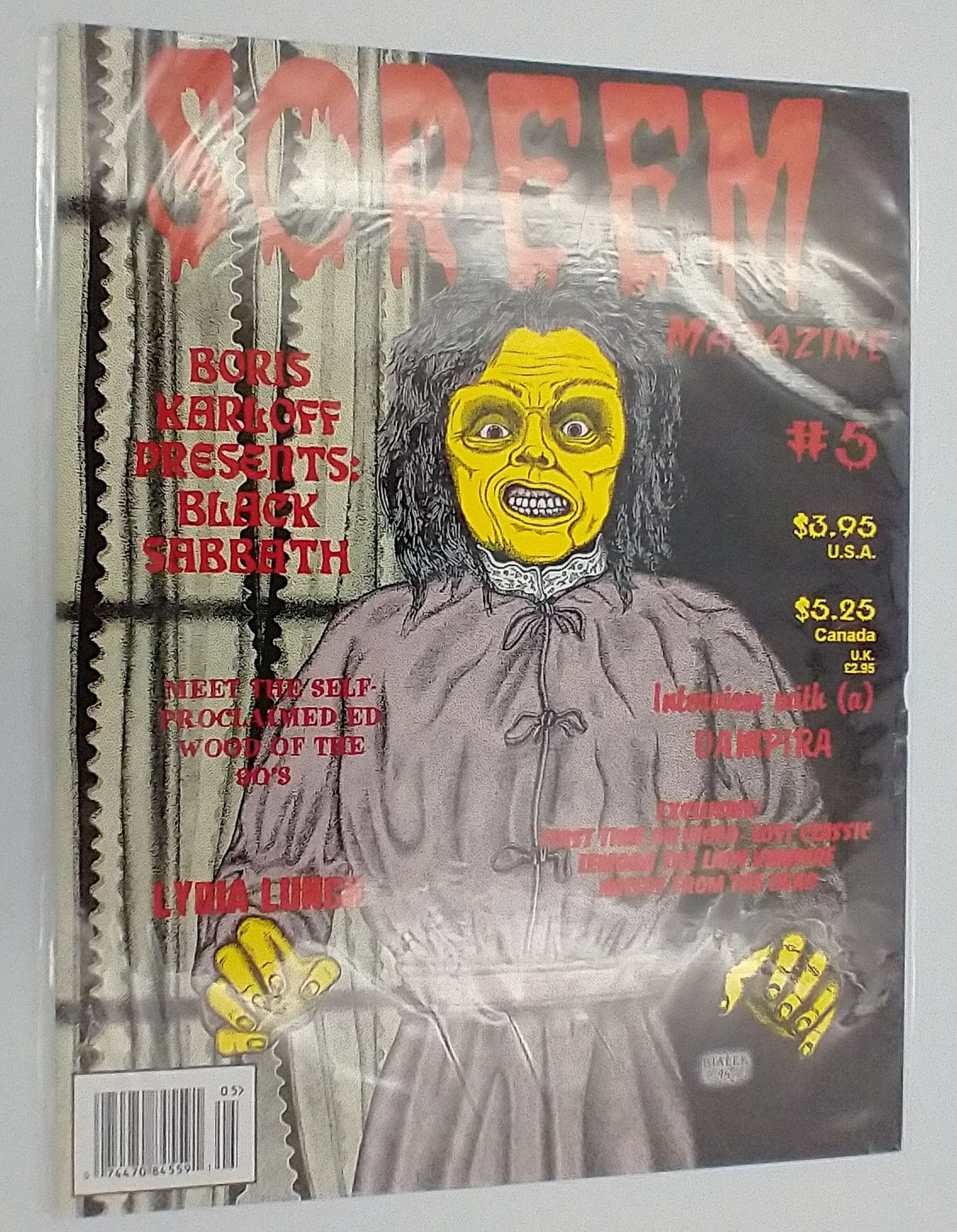 Screem #5! A Scarce Issue of the Cult-Favorite Horror Magazine. Black Sabbath...
