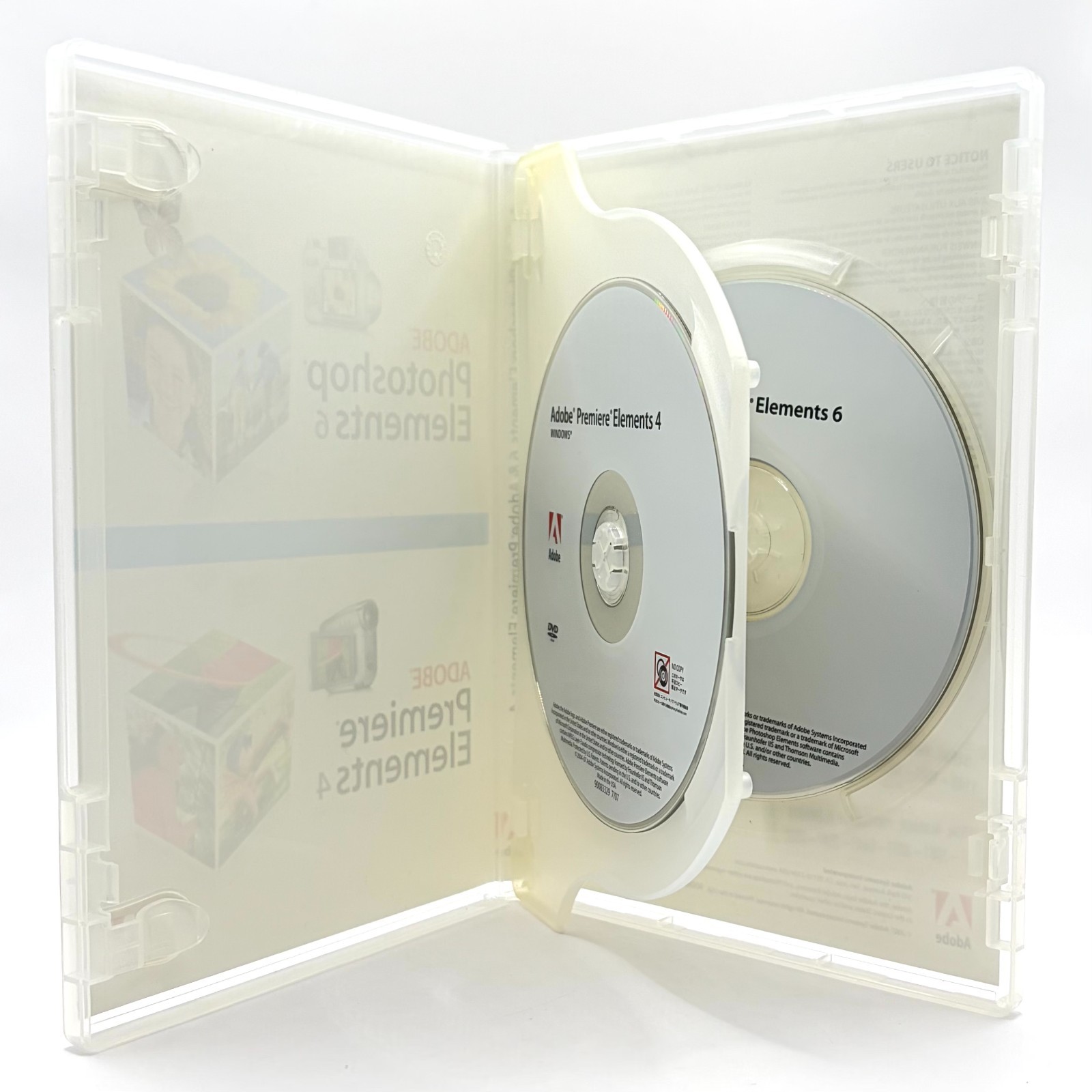 Adobe Photoshop Elements 6 & Premiere Elements 2-Disc with Serial Numbers