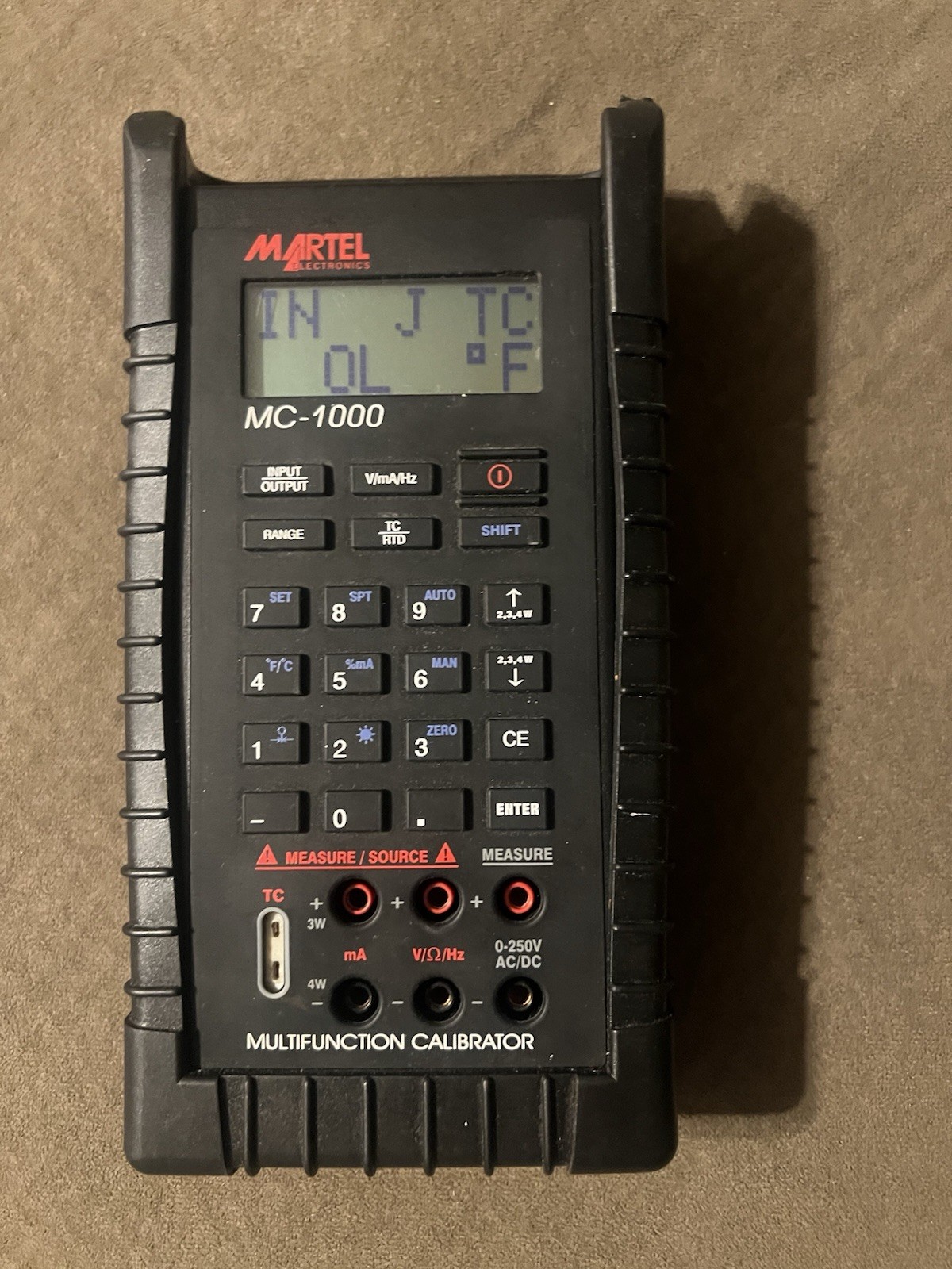 Martel Electronics MC-1000 Multifunction Process Calibrator with Cables
