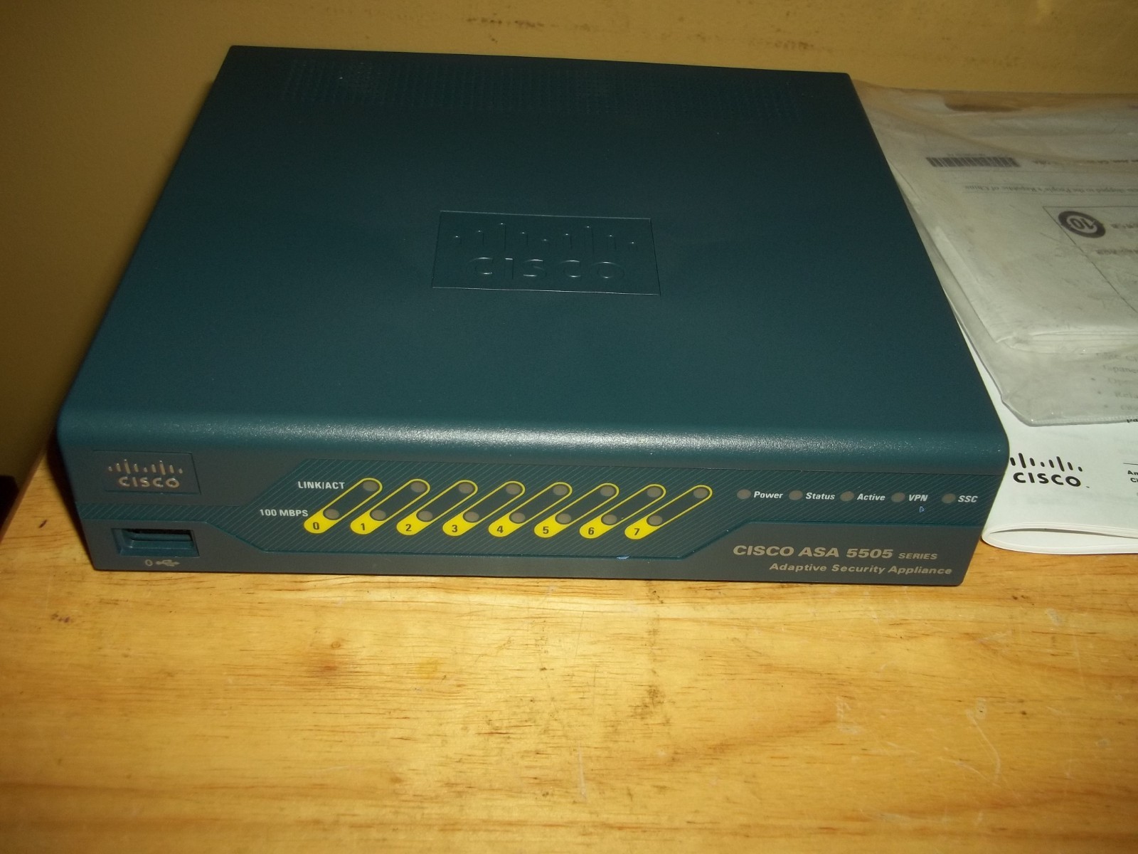 Cisco ASA5505 Adaptive Security Appliance,Spare, Open Box
