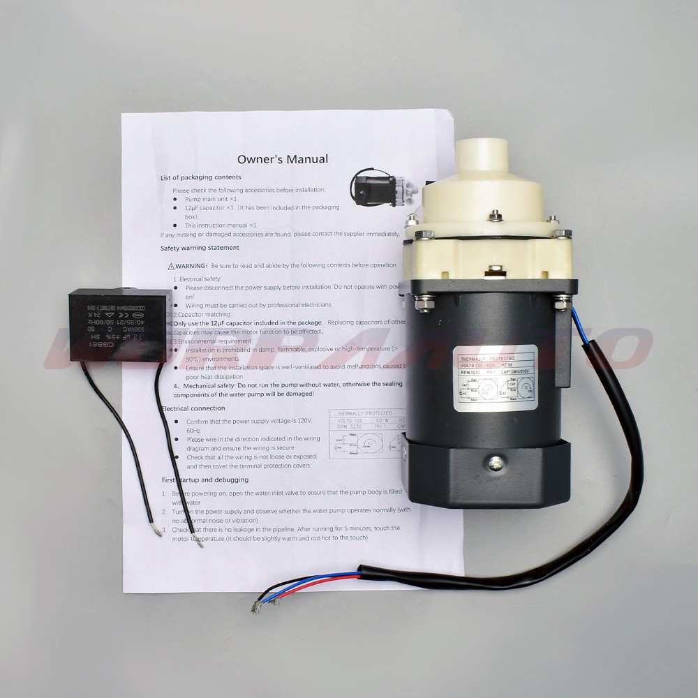 Replacement for Hoshizaki S-0731 Pump Motor Assy 900-SD, KM-1300MAH, KM-1340MRH