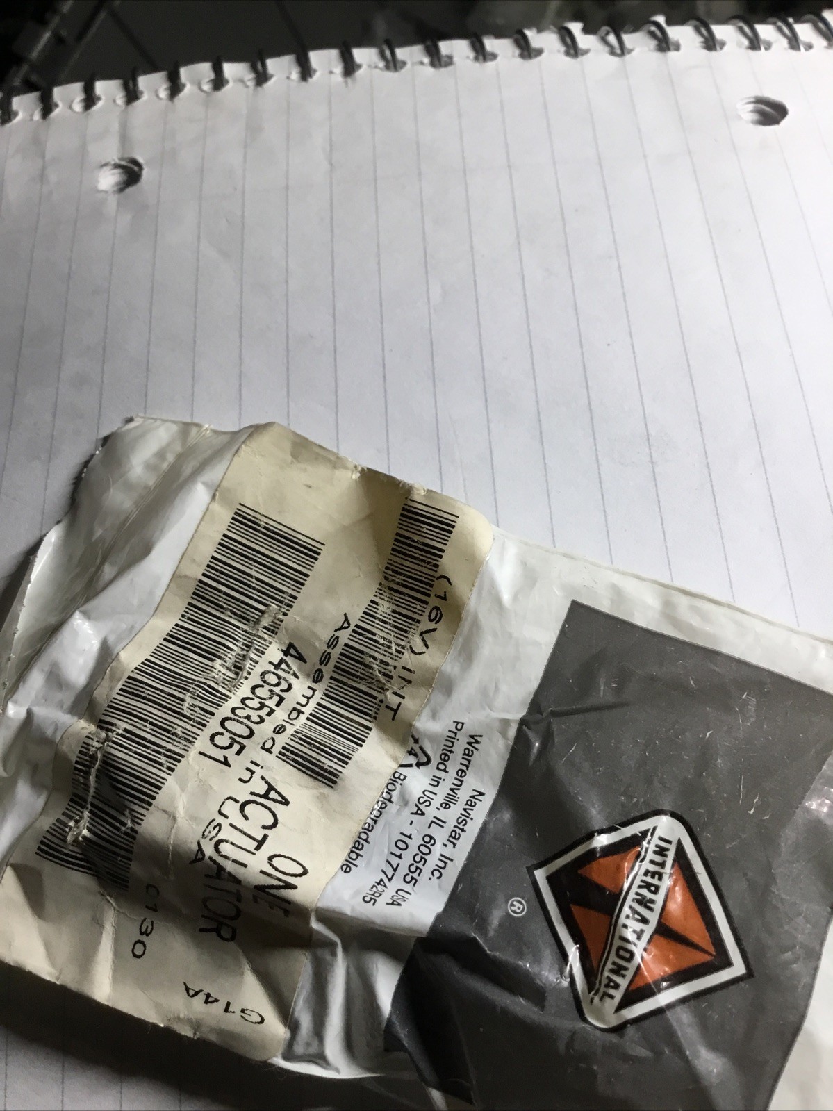 446553051 IC Corp Actuator Top Only - Defroster