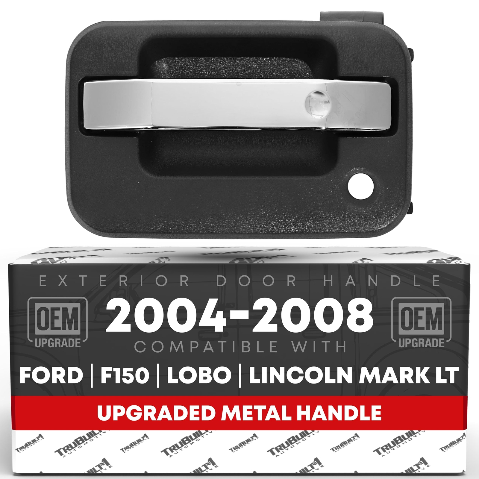 Exterior Front Driver Door Handle, Metal for 04-14 Ford F-150, Lobo, Mark LT ...