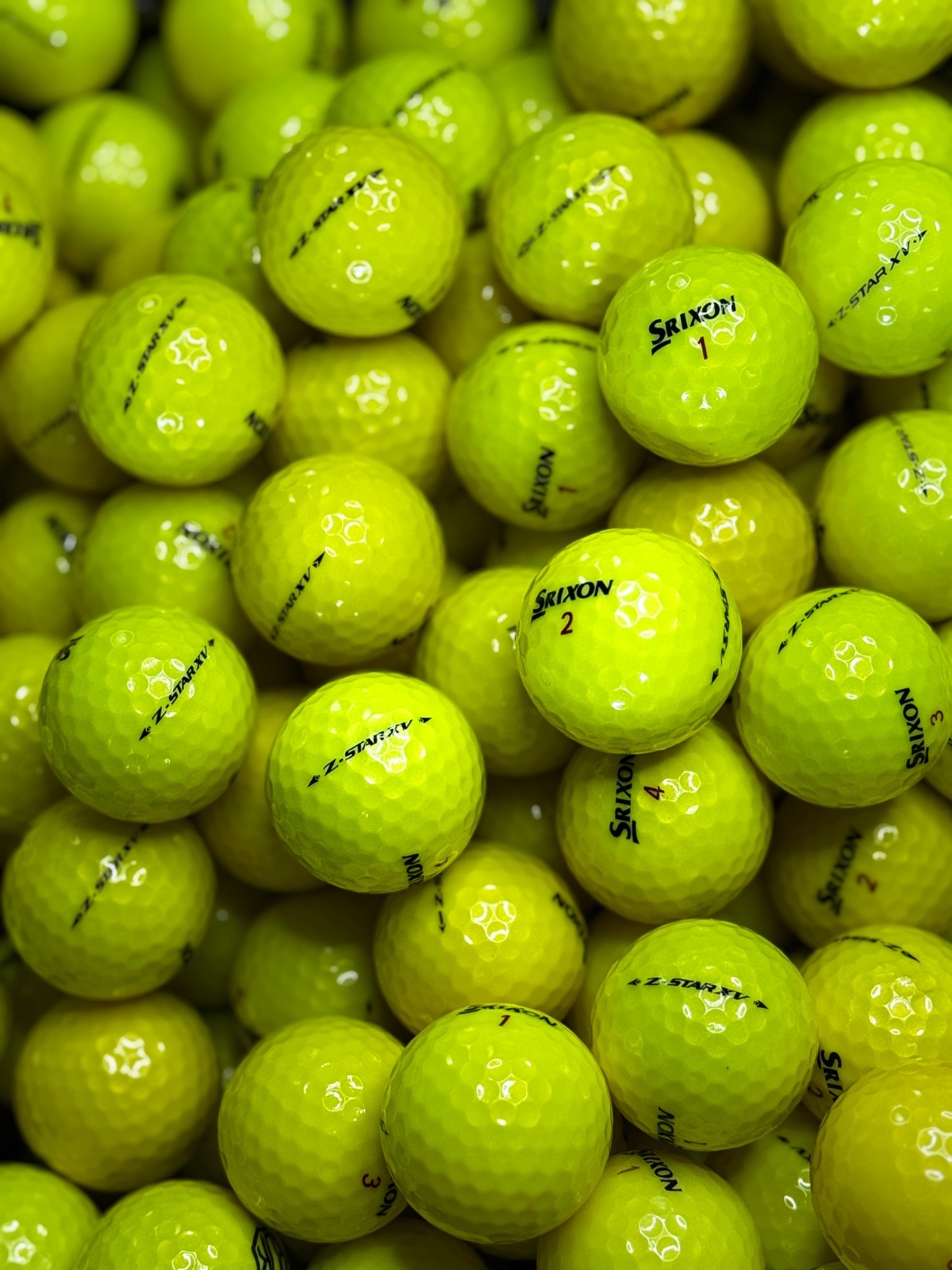 48 Srixon Yellow Z-Star Xv Mint 5/4A+ Golf Balls *FREE SHIPPING*
