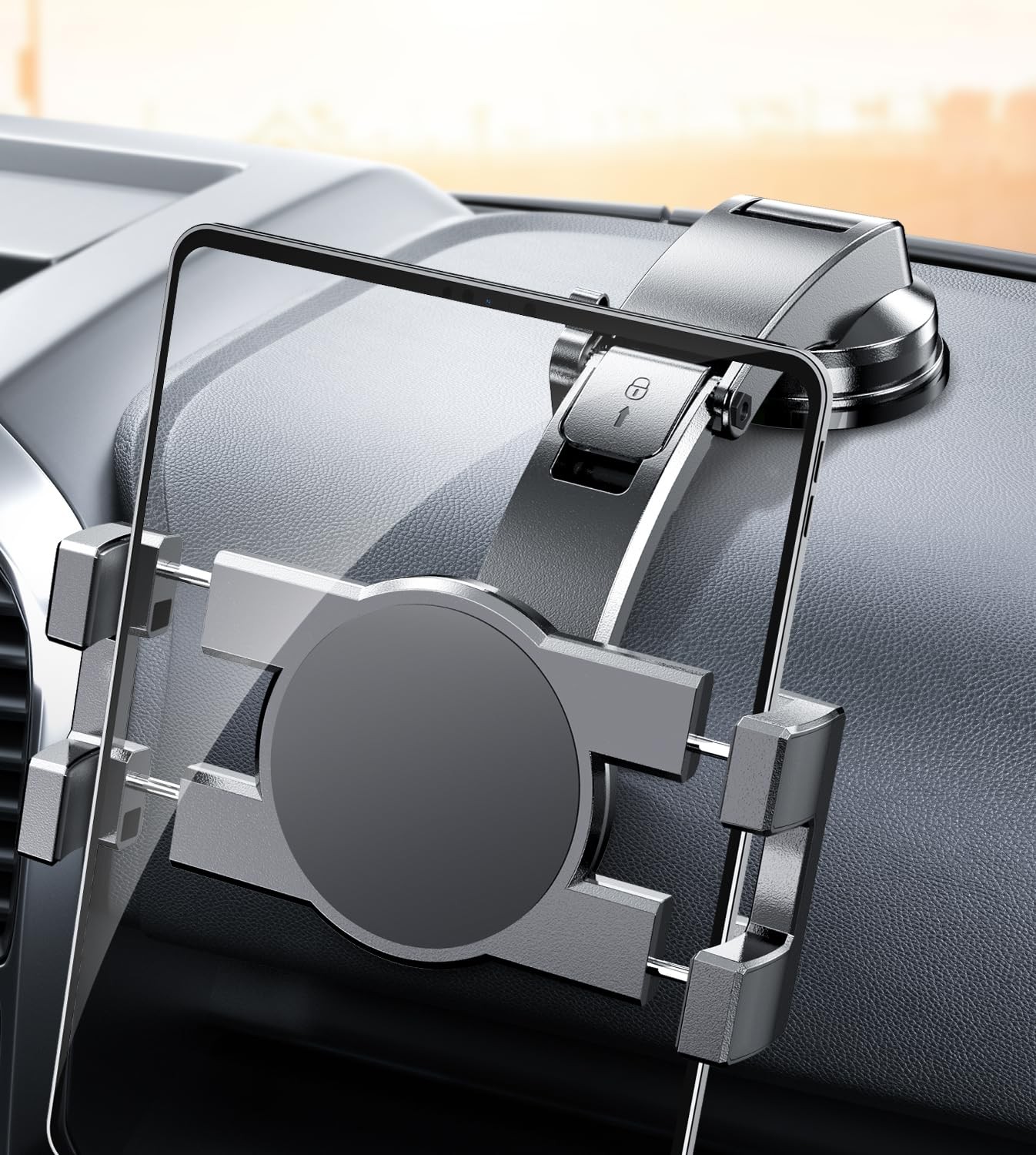 eSamcore iPad Holder for Car, Dashboard Tablet Large size, Black