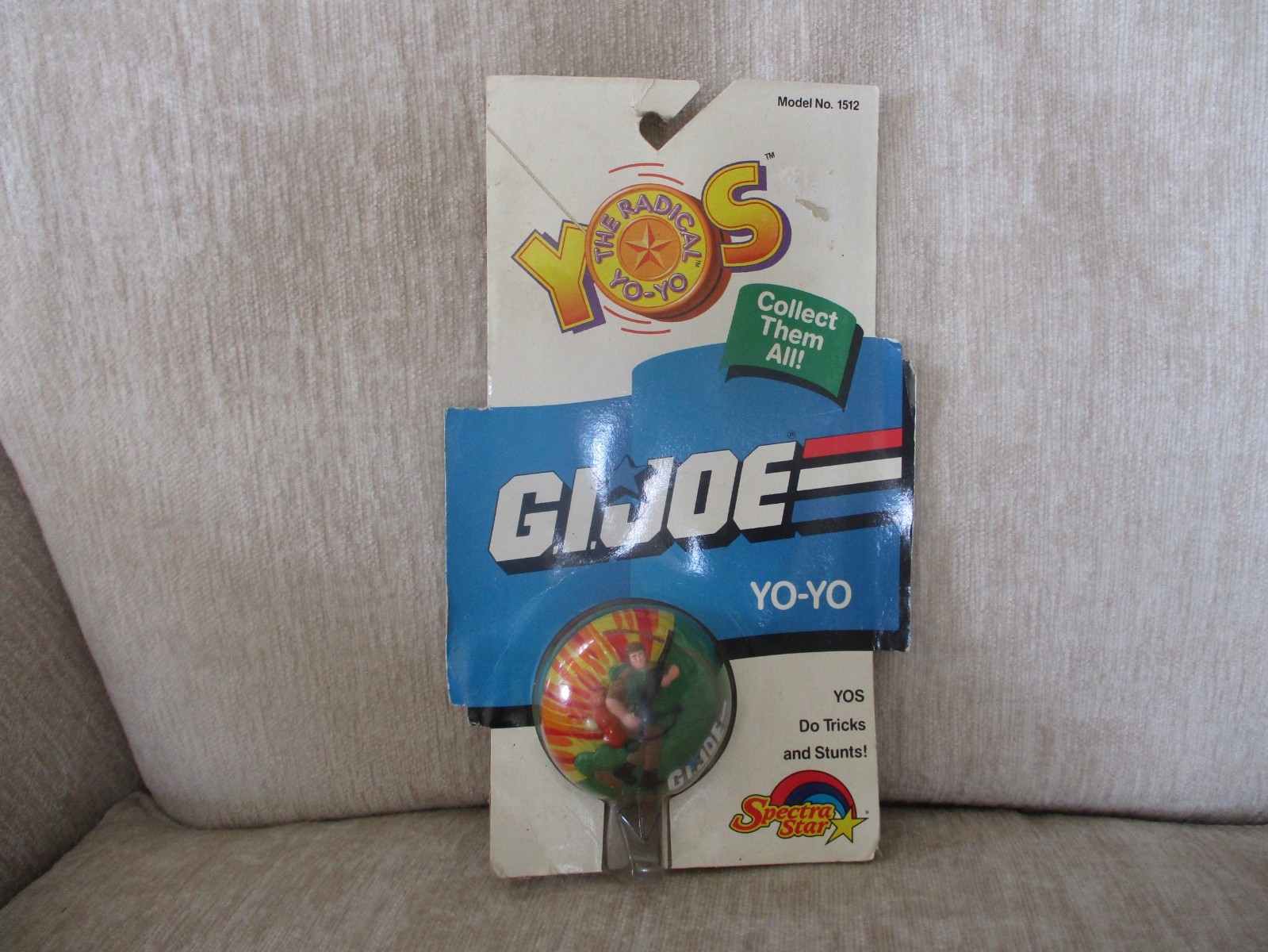Vintage 1988 Spectra Star YOS The Radical Yo Yo GI Joe