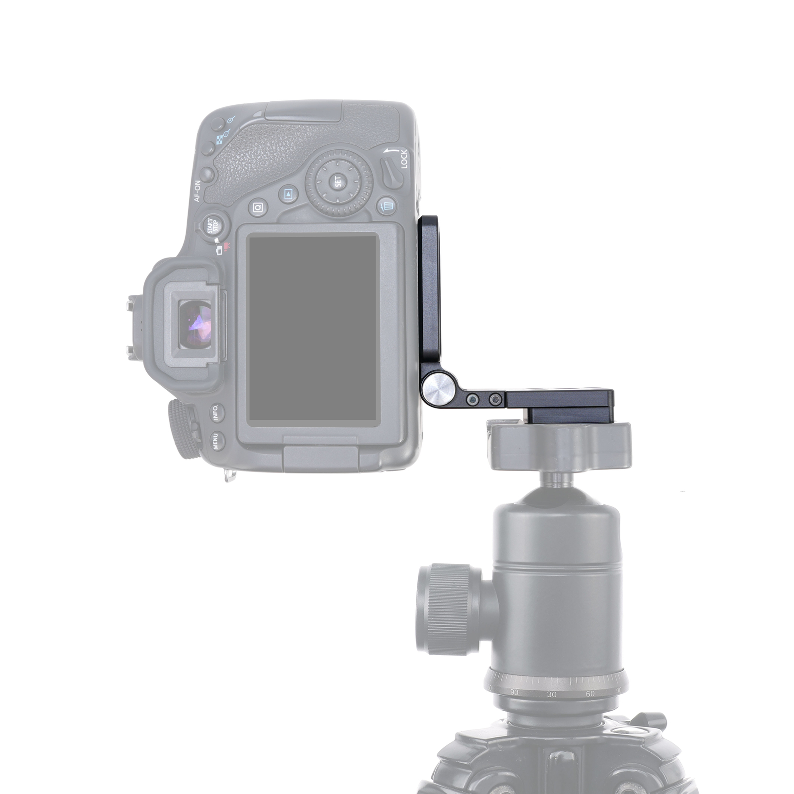 Foldable L-Shaped Quick Release Plate for Camera -Arca-Swiss Vertical/Horizontal