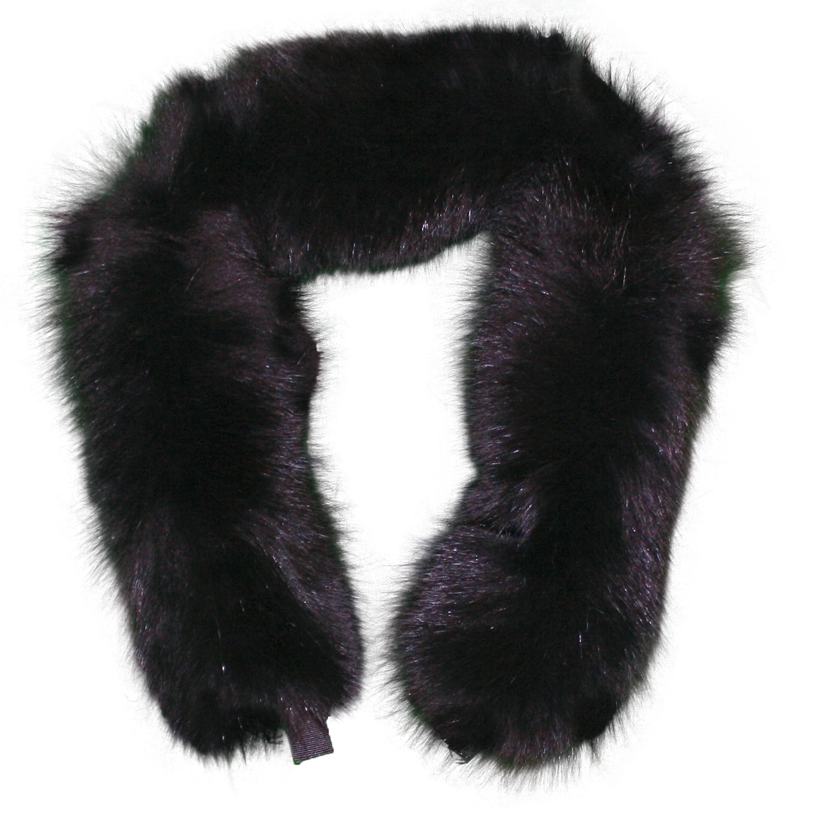 Glacier Wear Black Fox Fur Ruff 28 inches fxx118