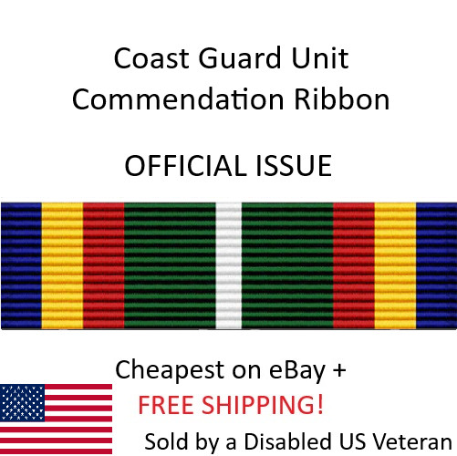 Coast Guard Unit Commendation Medal (Ribbon) - OFFICIAL ISSUE