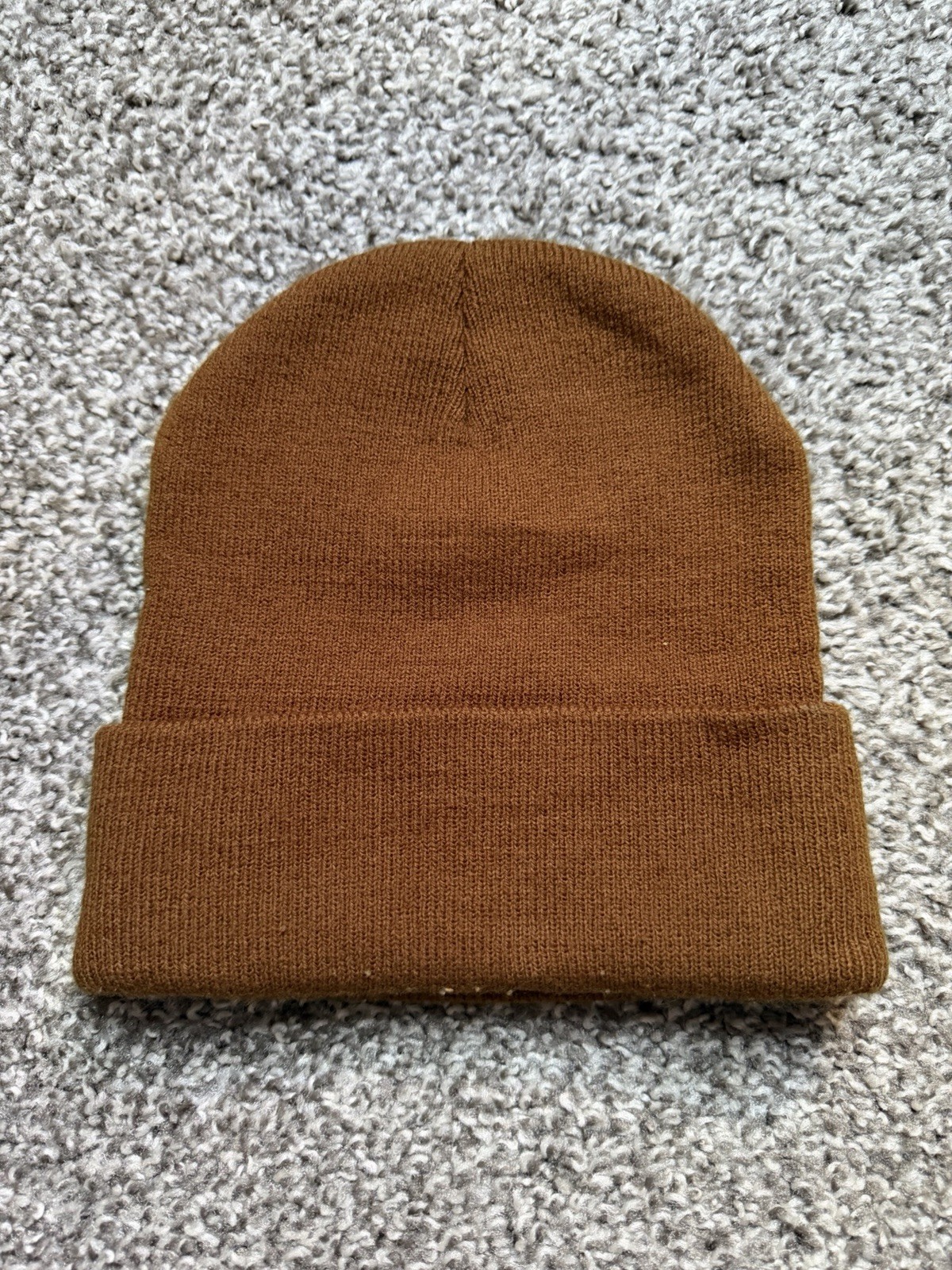 Last Flight Calls Logo Waterfowl Beanie In Brown
