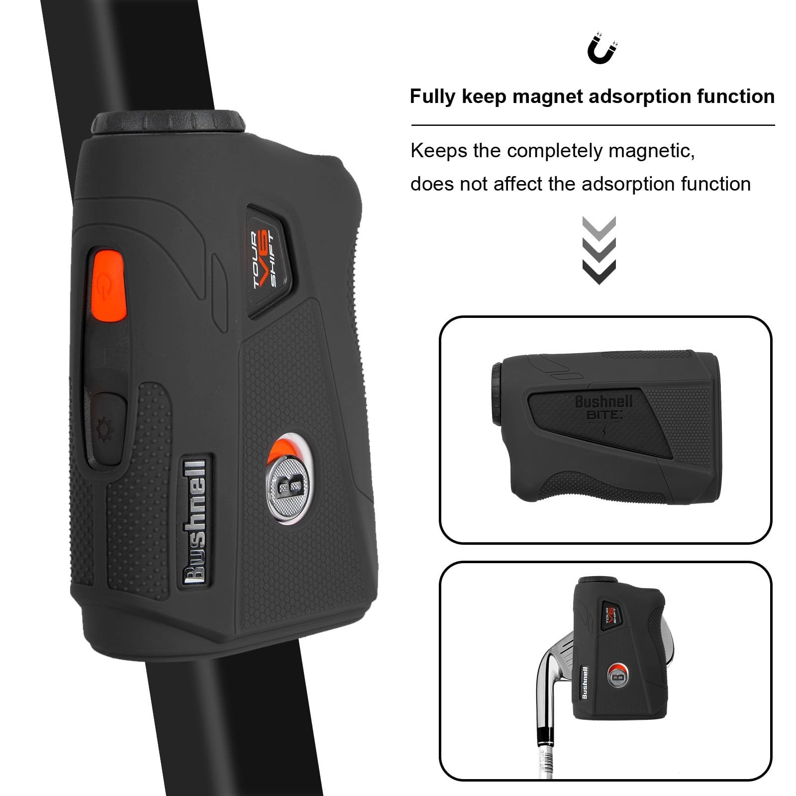 Silicone Case Compatible with Bushnell V6 and Bushnell V6 Shift Golf Rangefin...
