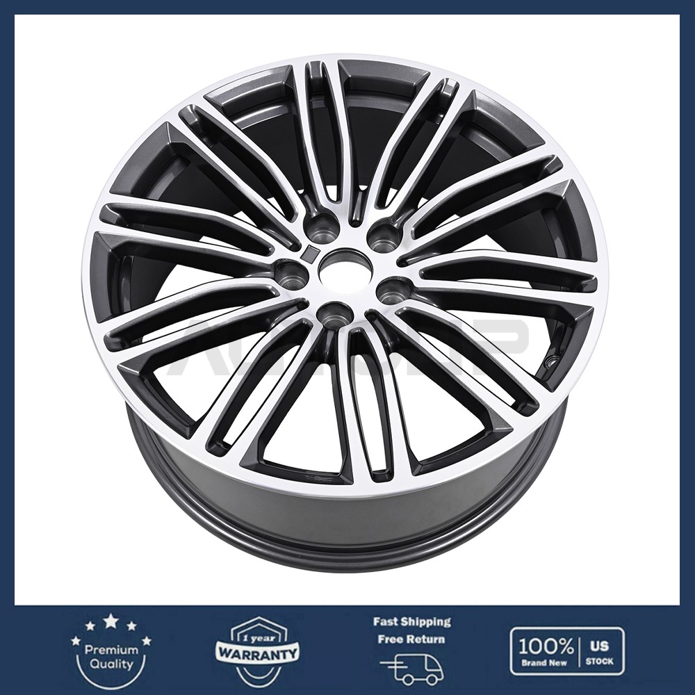 For FRONT BMW 530e 530i 540i 540d M550i 2017-2020 Machined Gray 19" Wheel Rim