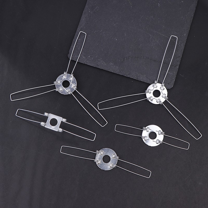 4Pcs 2-Forks 3-Forks Galvanized Fixing Spring Clip For Fixing Lampshade Shrapnel
