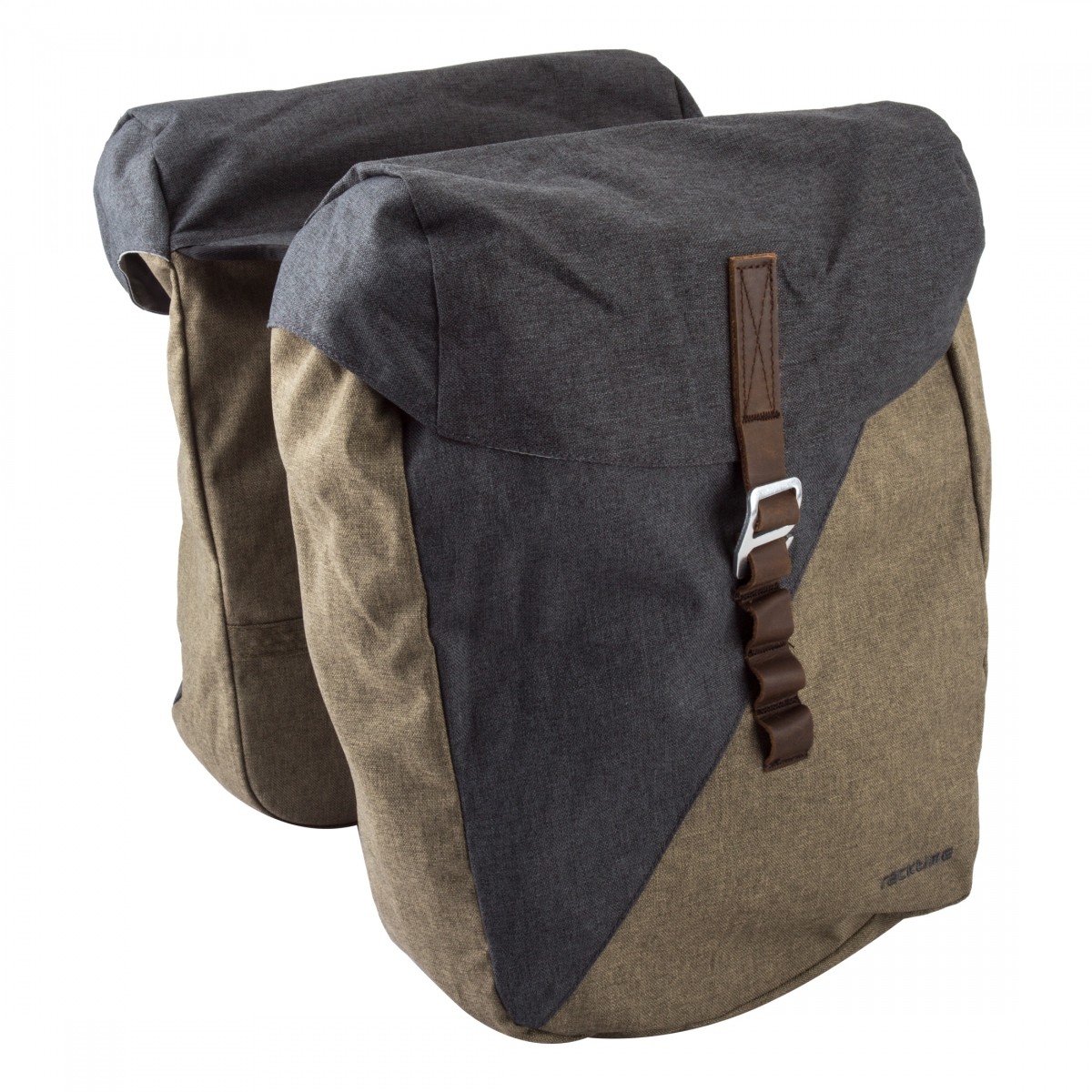 Racktime Heda Double Panniers Sand/Grey | Water-Repellent Urban Cycling Bag