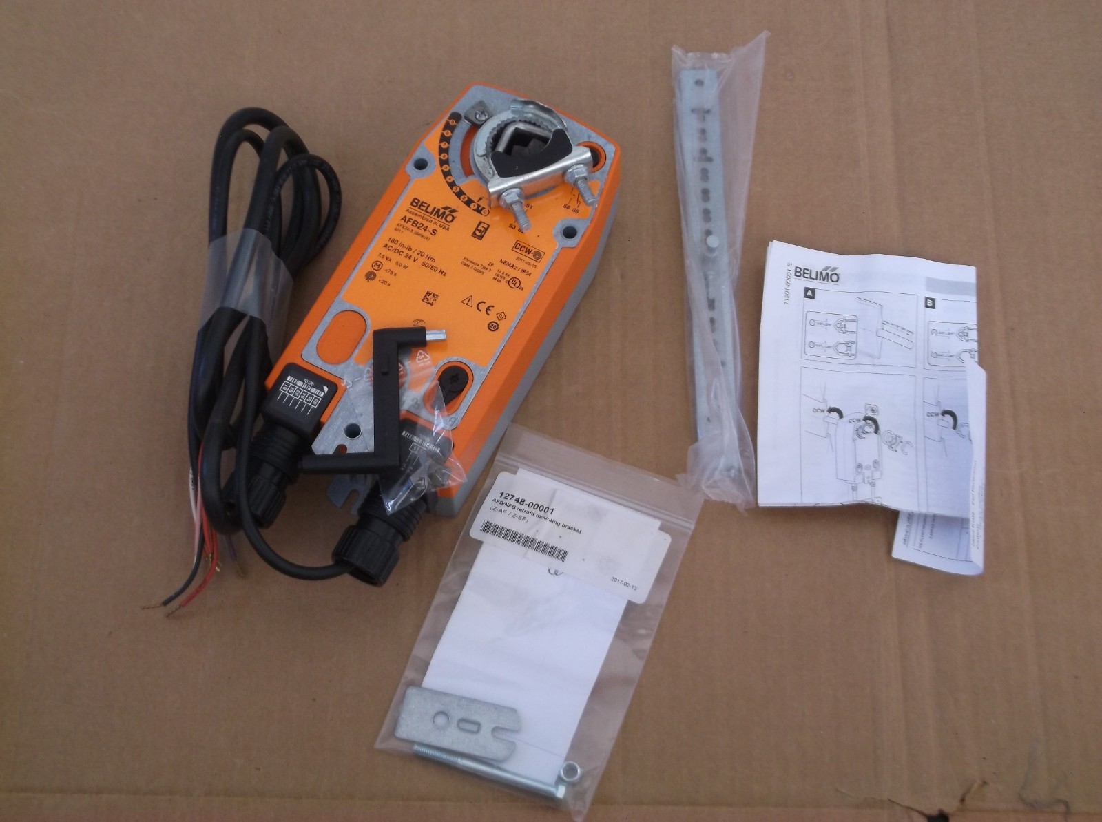 Belimo AFB24-S Spring Return Actuator 24 V AC/DC NEW