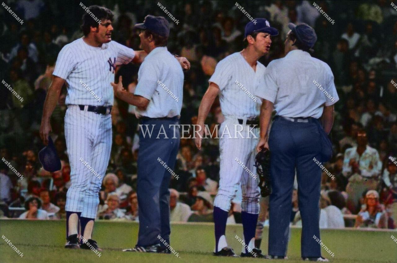 GK899 Billy Martin - Lou Piniellla NY Yankees 8x10 11x14 16x20 Colorized Photo
