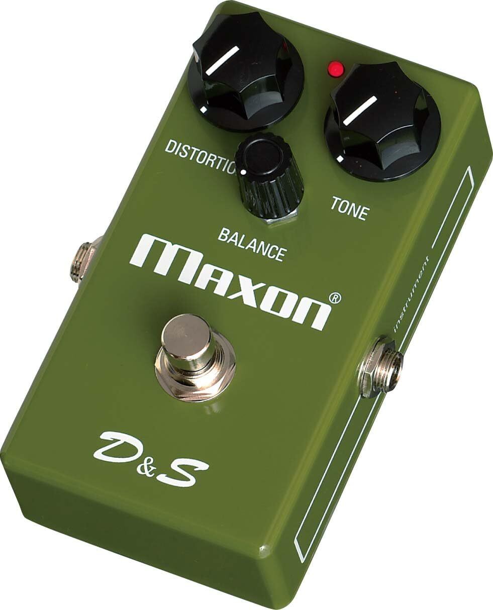 Maxon D&S Distortion & Sustainer Guitar Effect Pedal New in Box Green