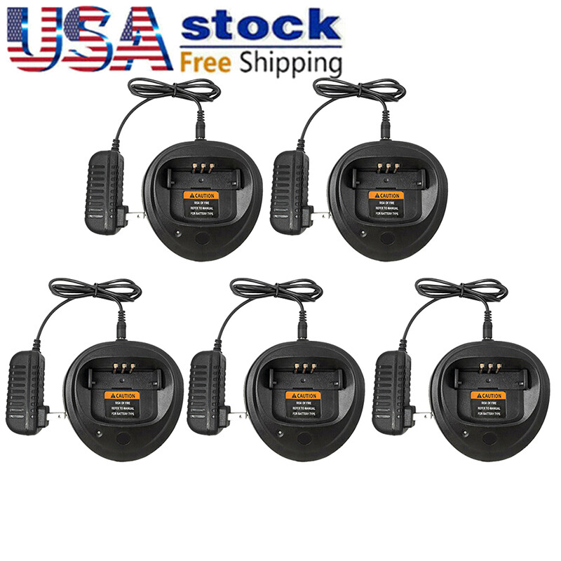 5x NWPLN4137 Charger for Radios CP040 CP140 CP150 CP200 CP200D PR400 XIR P3688