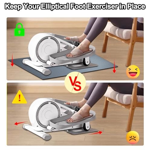 Non-Slip Mat, Apply to Under Desk Elliptical Peddler While Sitting, Perfect