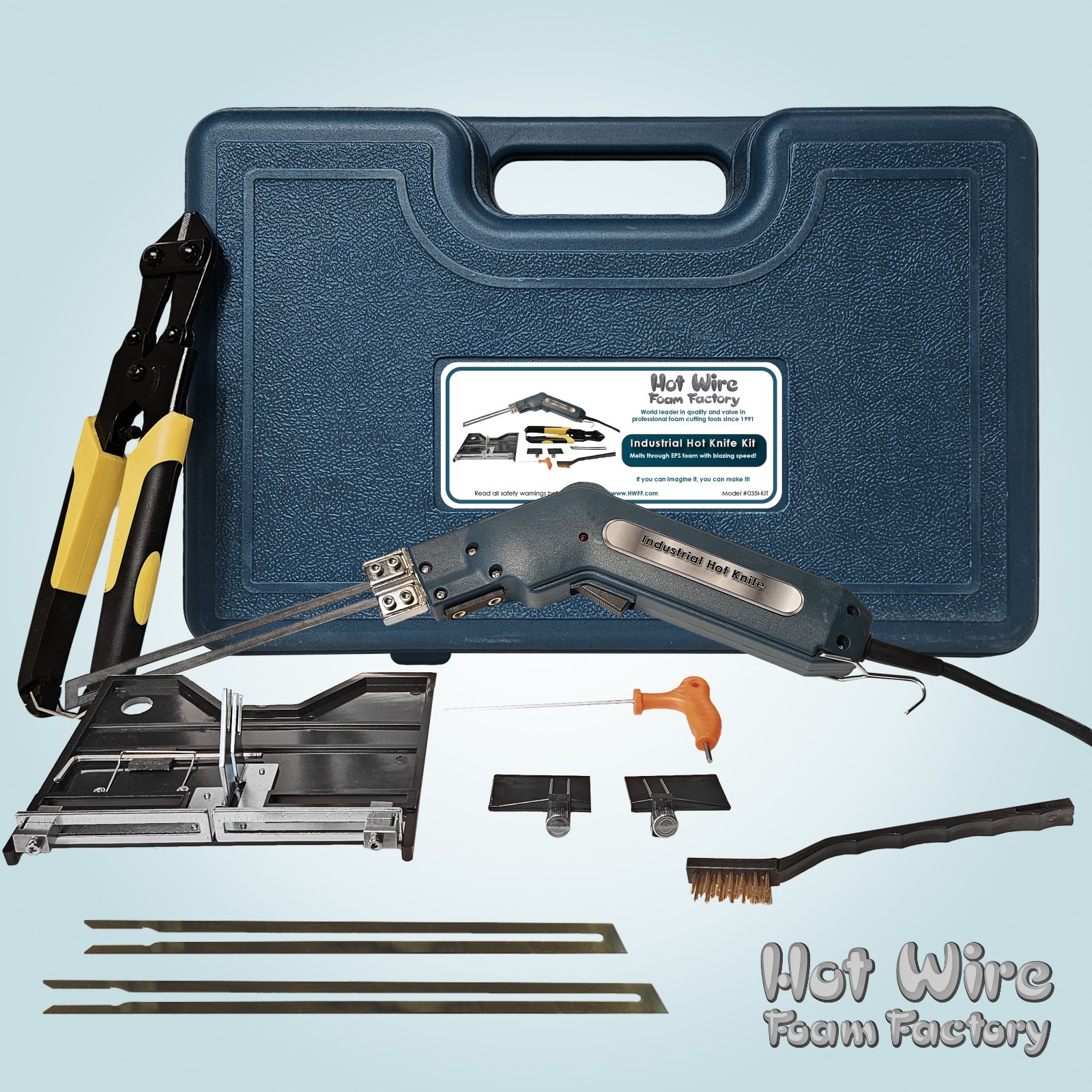 Industrial Hot Knife Styrofoam, EPS, XPS, & Polystyrene Foam Cutter Kit