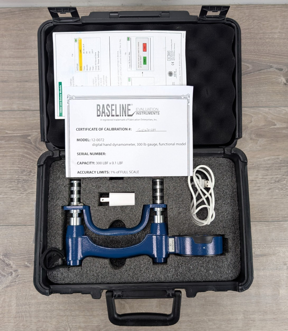 Baseline 12-0072 BIMS Functional Grip Dynamometer