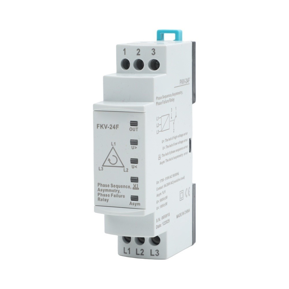 for DSP FKV24F Electrical Phase Relay Overvoltage Undervoltage 3 Phase 380 Volt
