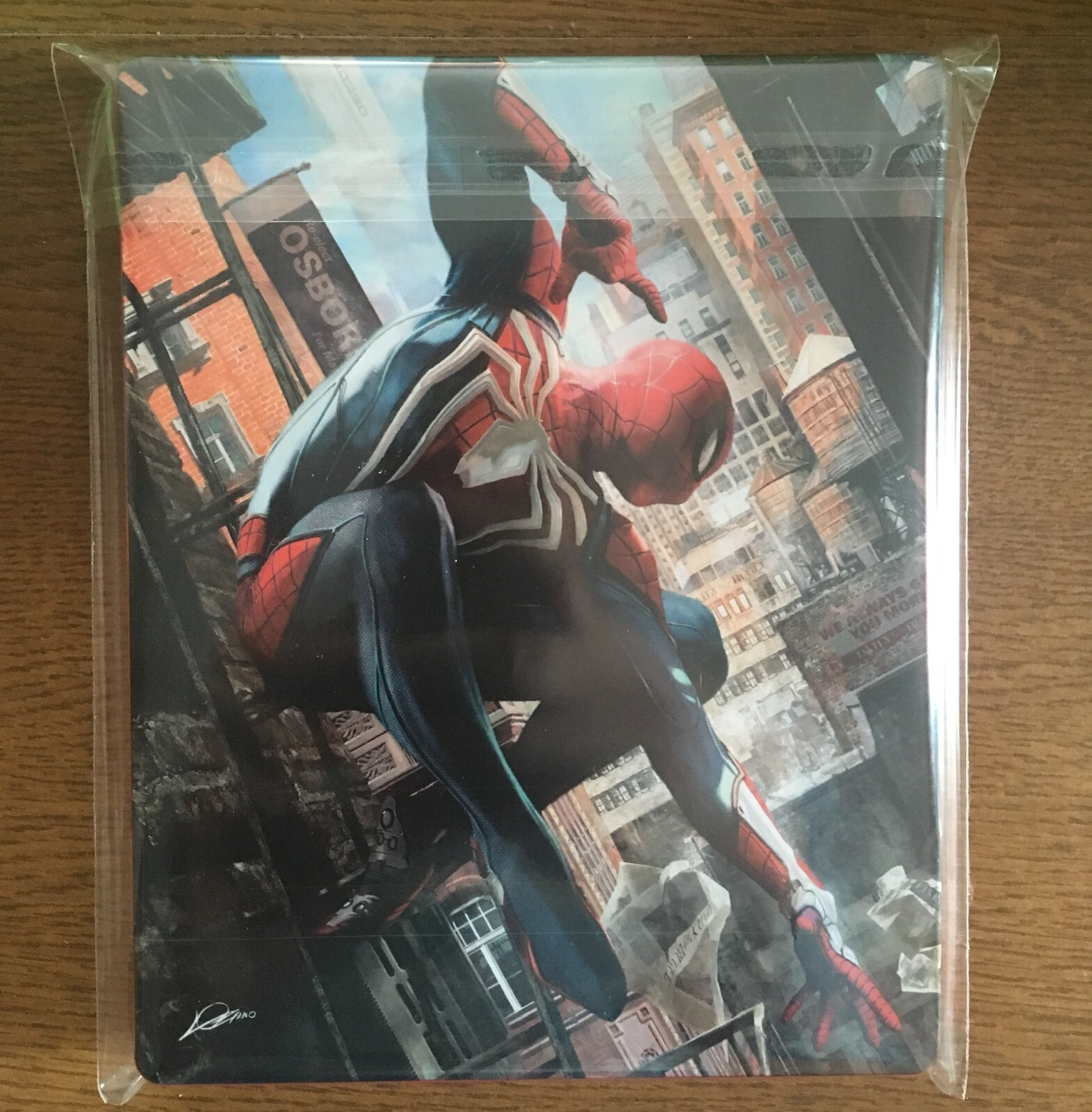 MARVEL SPIDER-MAN STEELBOOK G2 PS4 PC PS5 RARE METAL CASE SPIDERMAN CUSTOMS FREE
