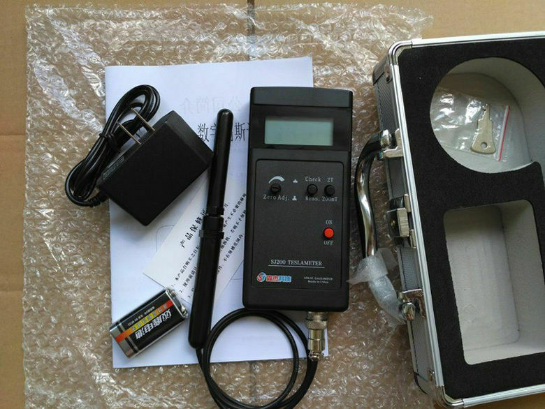 Hand-held Digital Gauss Meter Tesla Meter Magnetic Field Measurement New 0.01mT