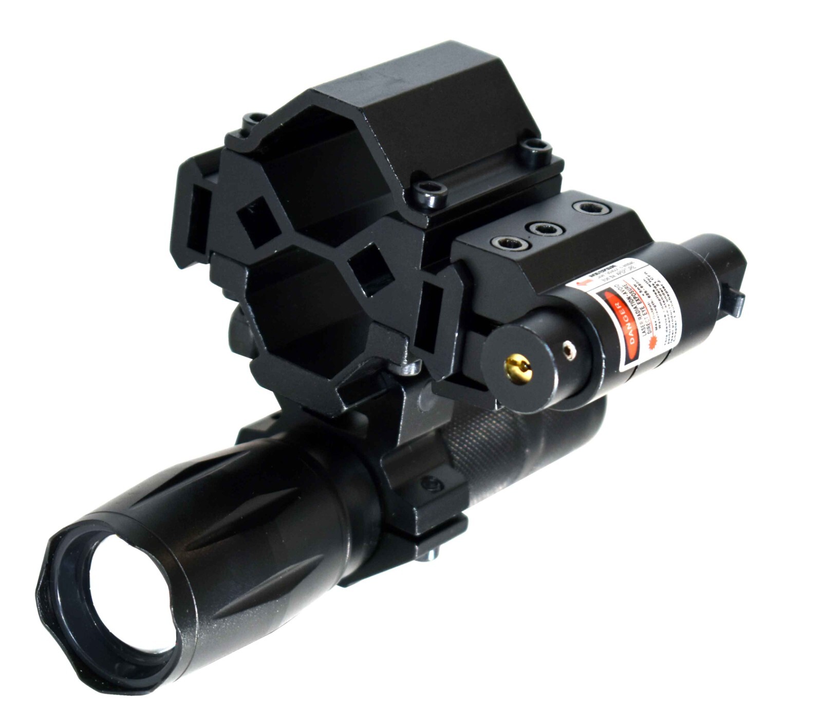 Trinity tactical flashlight red dot sight and mount for mossberg 835 12 ga pump.