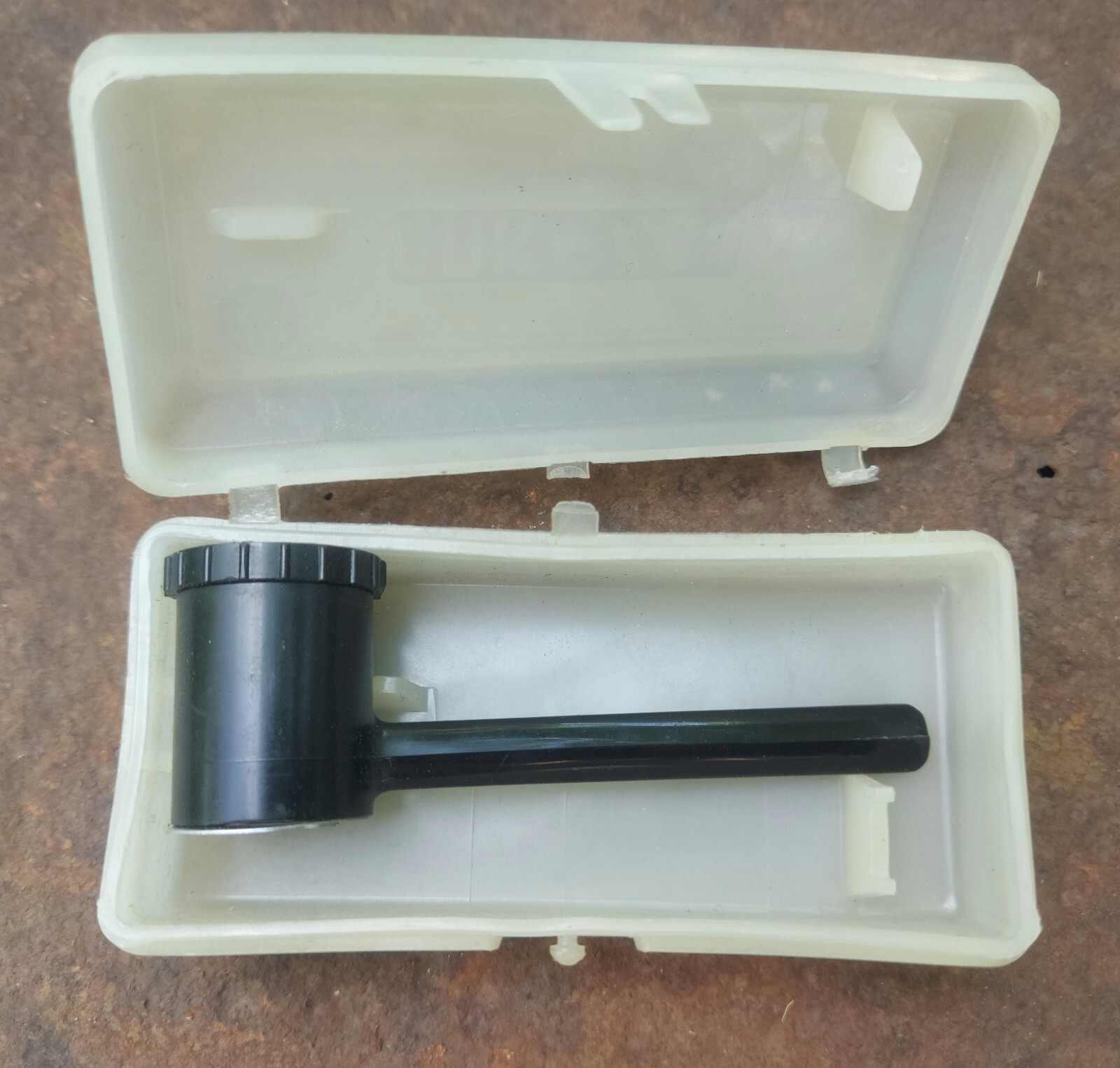 Glass Magnifier LPK-484 10X  USSR Loupe for view film Vintage
