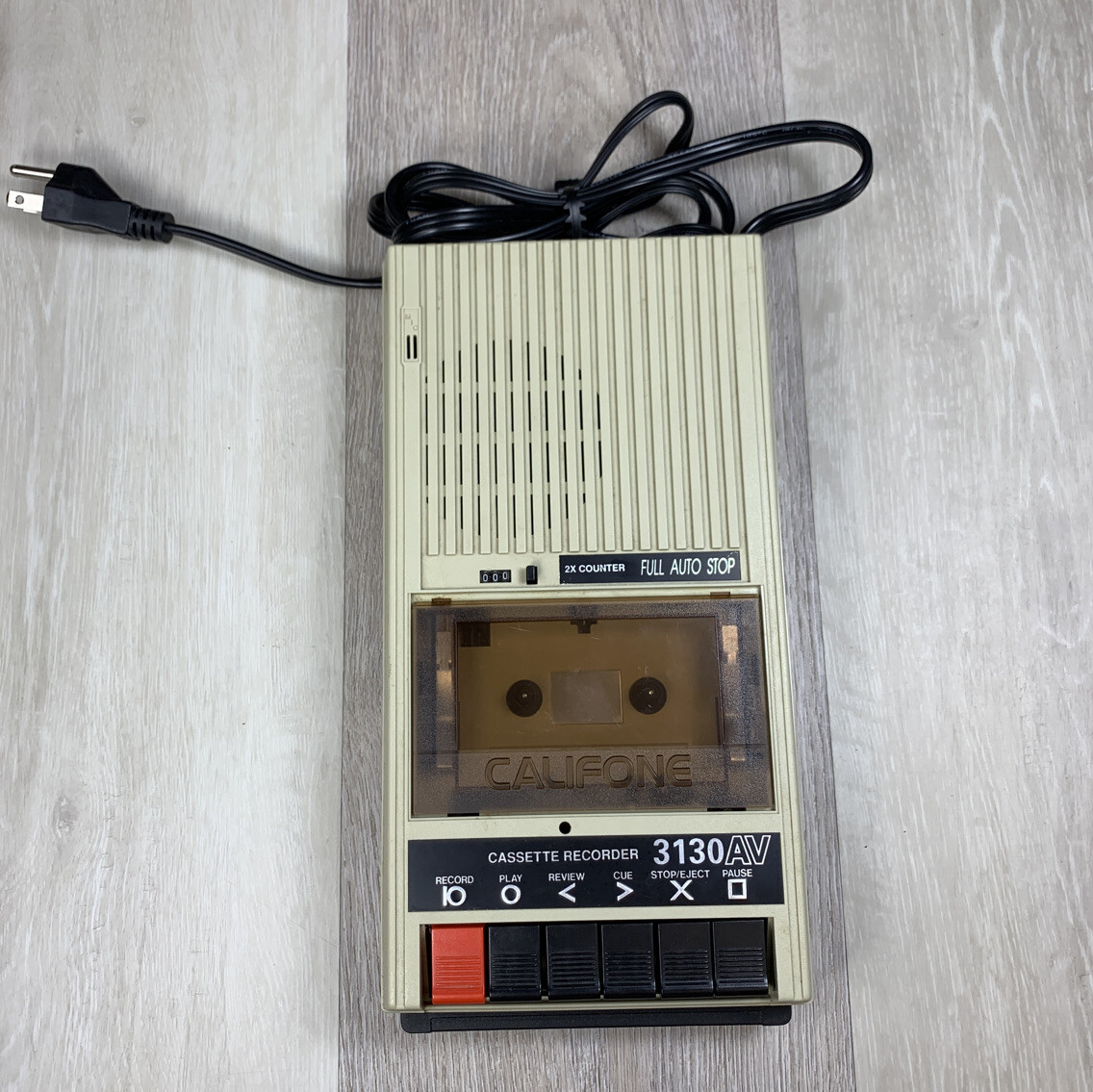 Califone 3130AV Cassette Player & Recorder - Completely TESTED