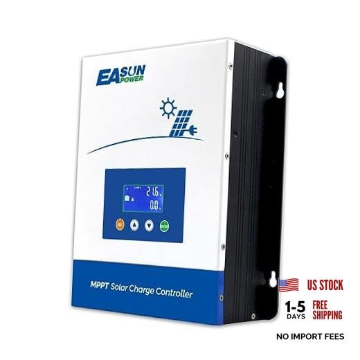 MPPT Solar Charge Controller,12V/24V/36V/48V Auto,Max Input 150V LCD 100A