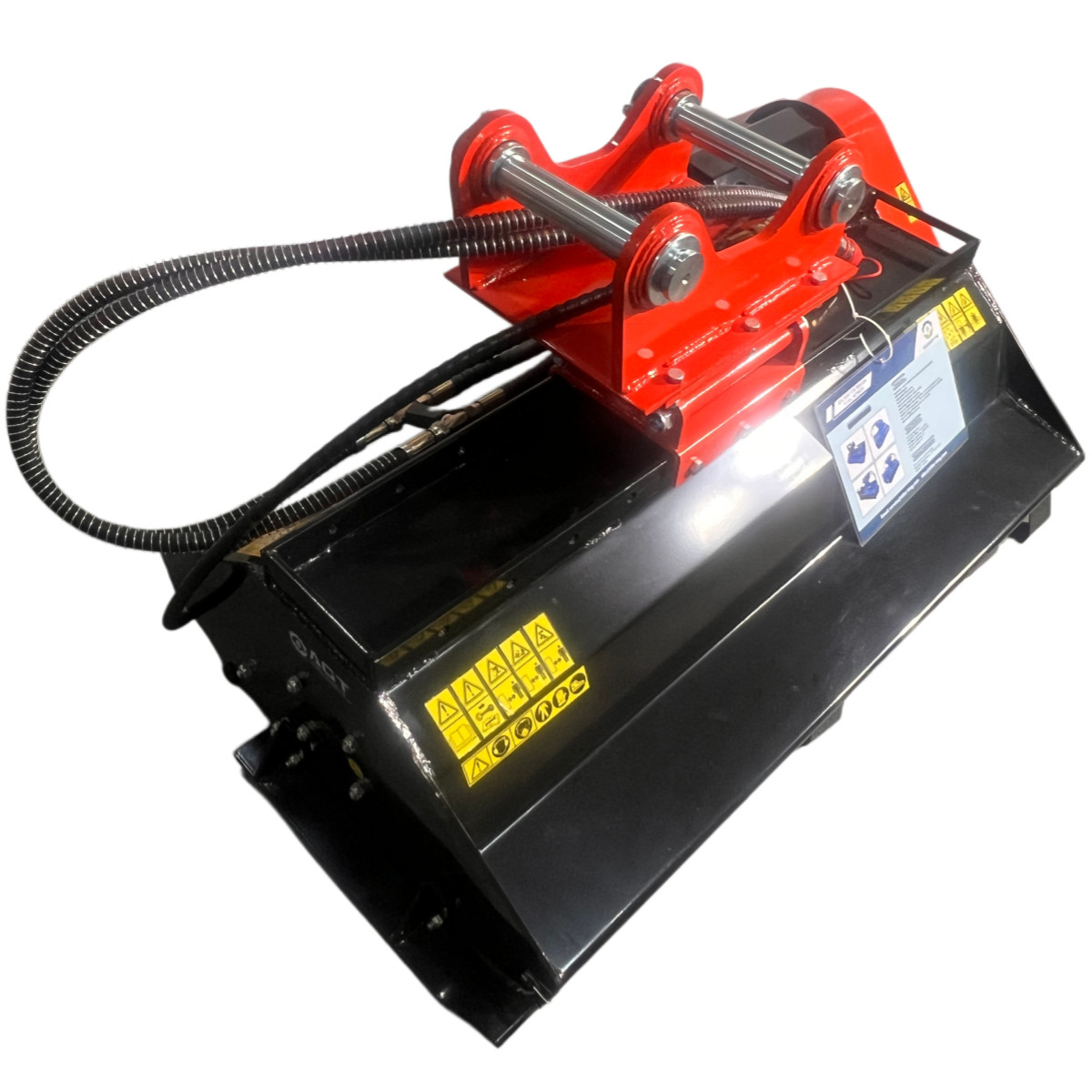 AGT 43'' Mini Excavator Flail Mower Attachment 24 Blades for 6-8Ton CAT307/308