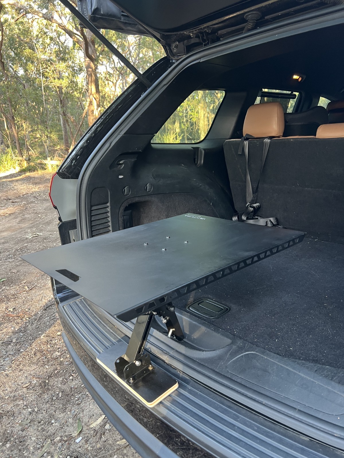 Heavy-Duty Metal Camping Table with 1000D Waterproof Carry Bag Kit