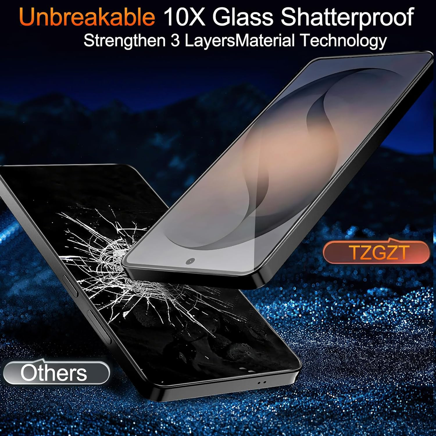 3 Pack for Samsung Galaxy S26 Ultra Screen Protector Tempered Glass, Automatic 0