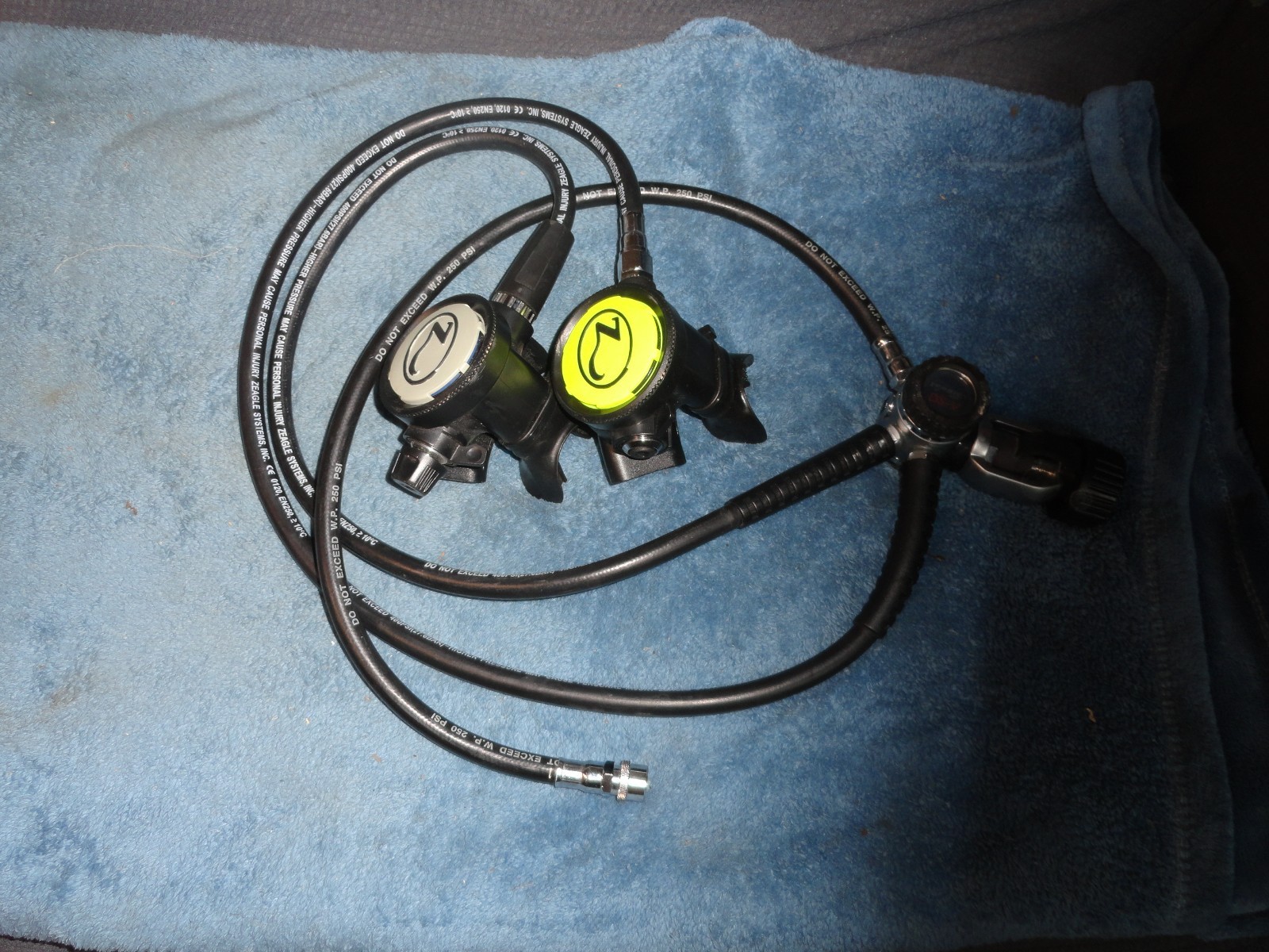 Zeagle Dsv Zx First Stage Yoke Second Stage Scuba Diving Regulator